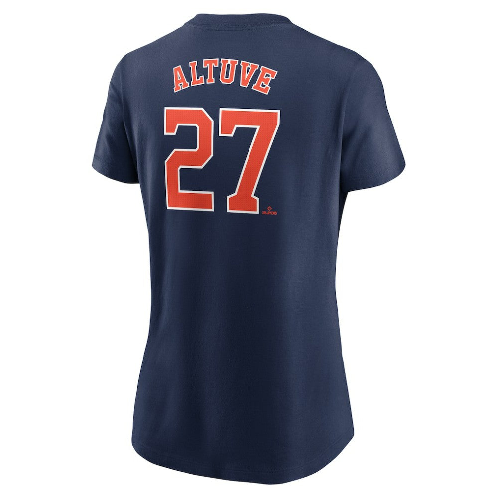 Jose Altuve Houston Astros Nike Women's Cooperstown Collection Fuse Name & Number T-Shirt - MLB T-shirts