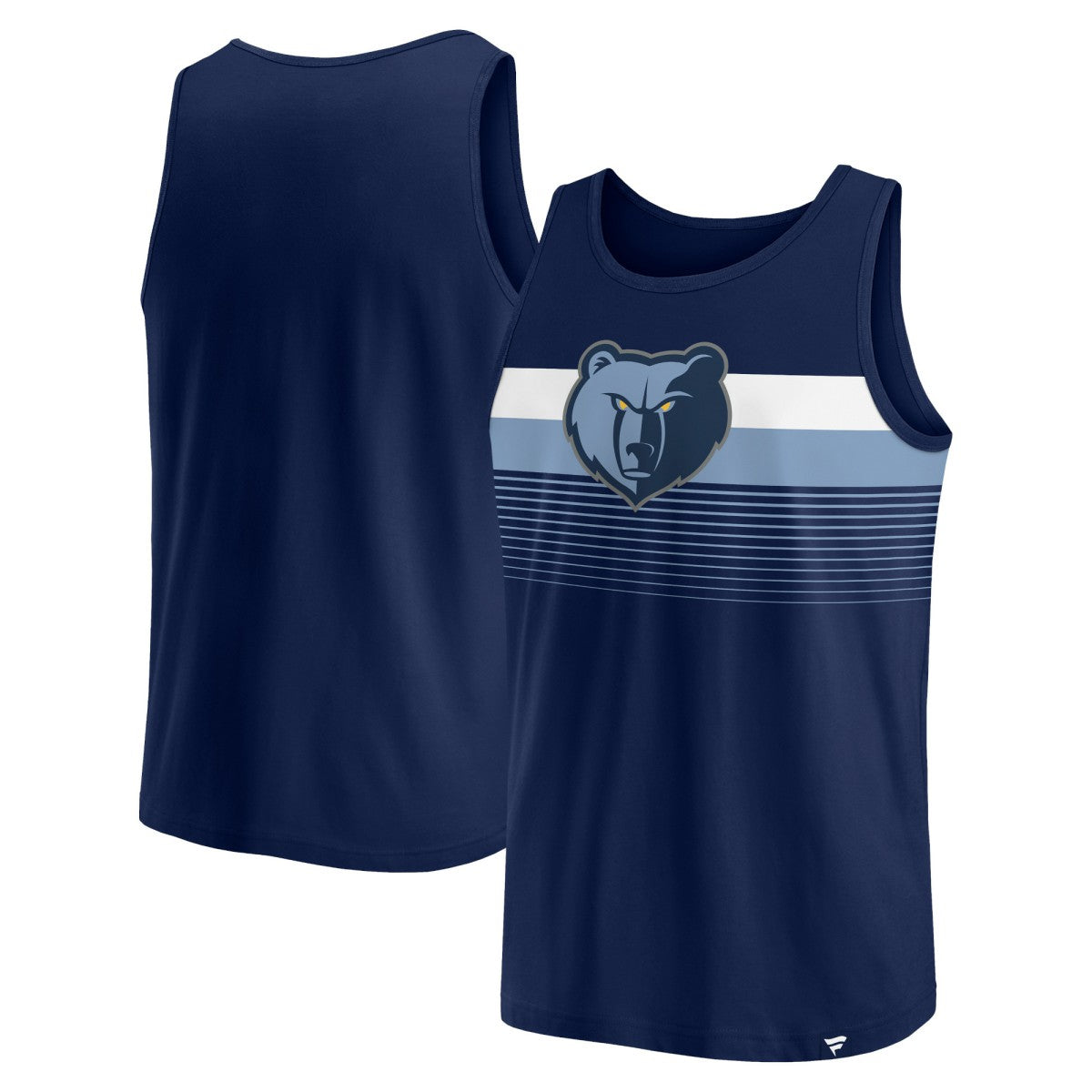 Navy Memphis Grizzlies Wild Game Tank Top | NBA