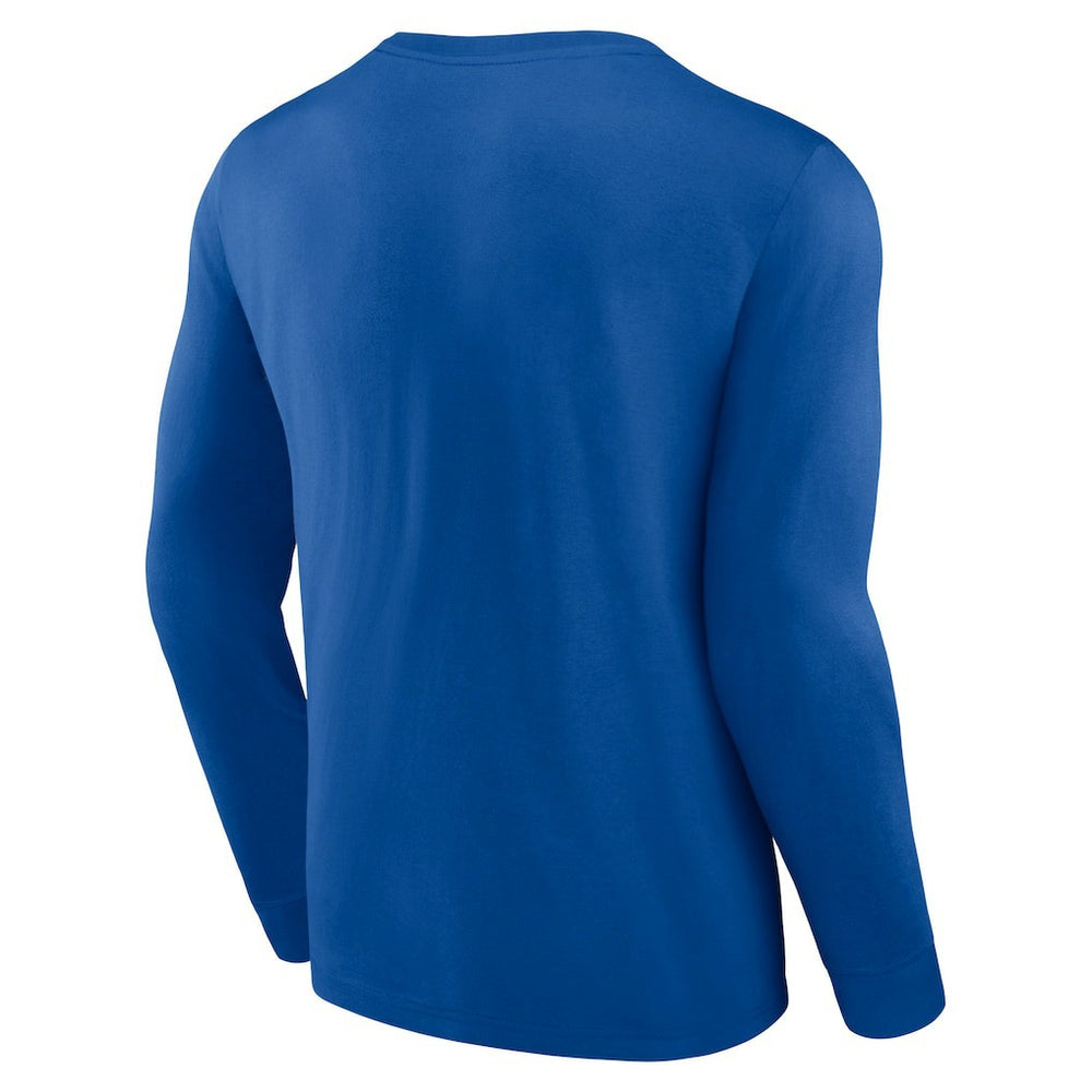 Royal Philadelphia 76ers Baseline Long Sleeve T-Shirt | NBA