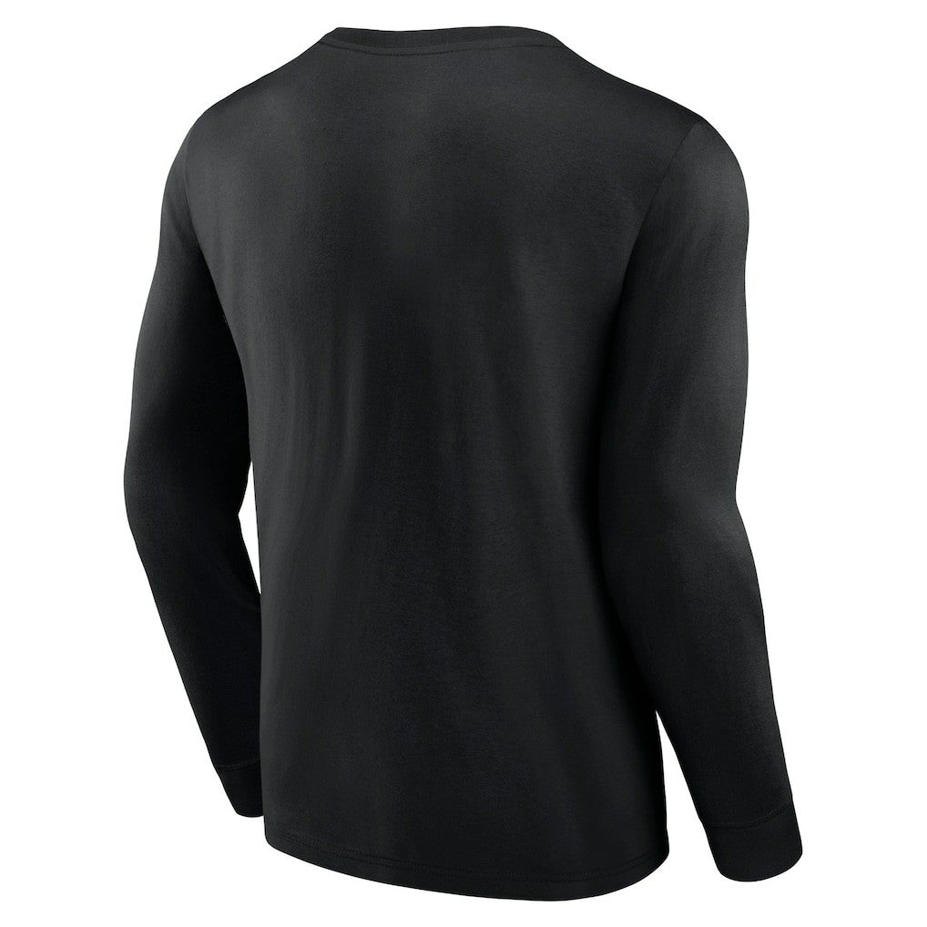 Black Brooklyn Nets Baseline Long Sleeve T-Shirt | NBA
