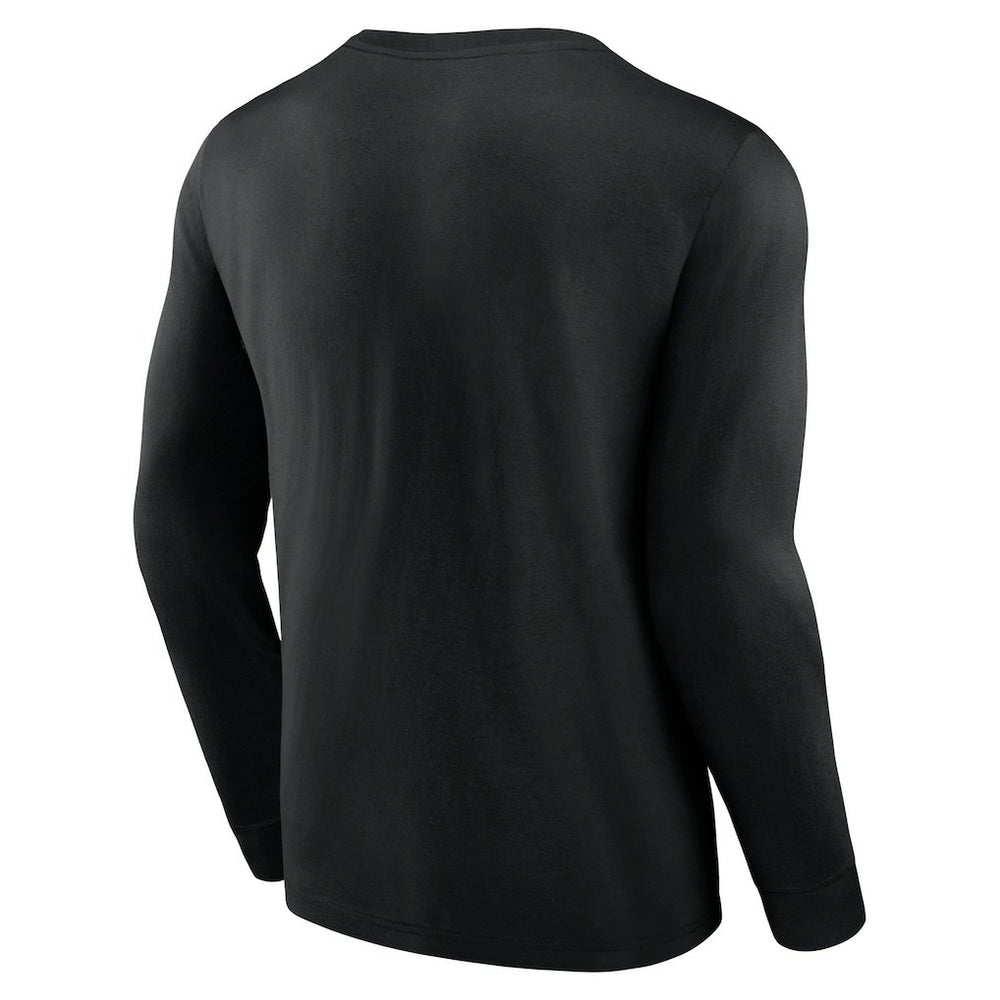 Black Brooklyn Nets Baseline Long Sleeve T-Shirt | NBA