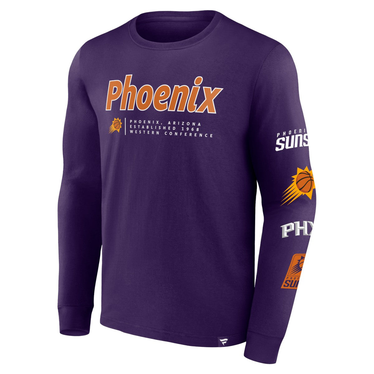 Purple Phoenix Suns Baseline Long Sleeve T-Shirt | NBA