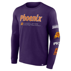Purple Phoenix Suns Baseline Long Sleeve T-Shirt | NBA