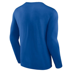Royal Golden State Warriors Baseline Long Sleeve T-Shirt sale | NBA