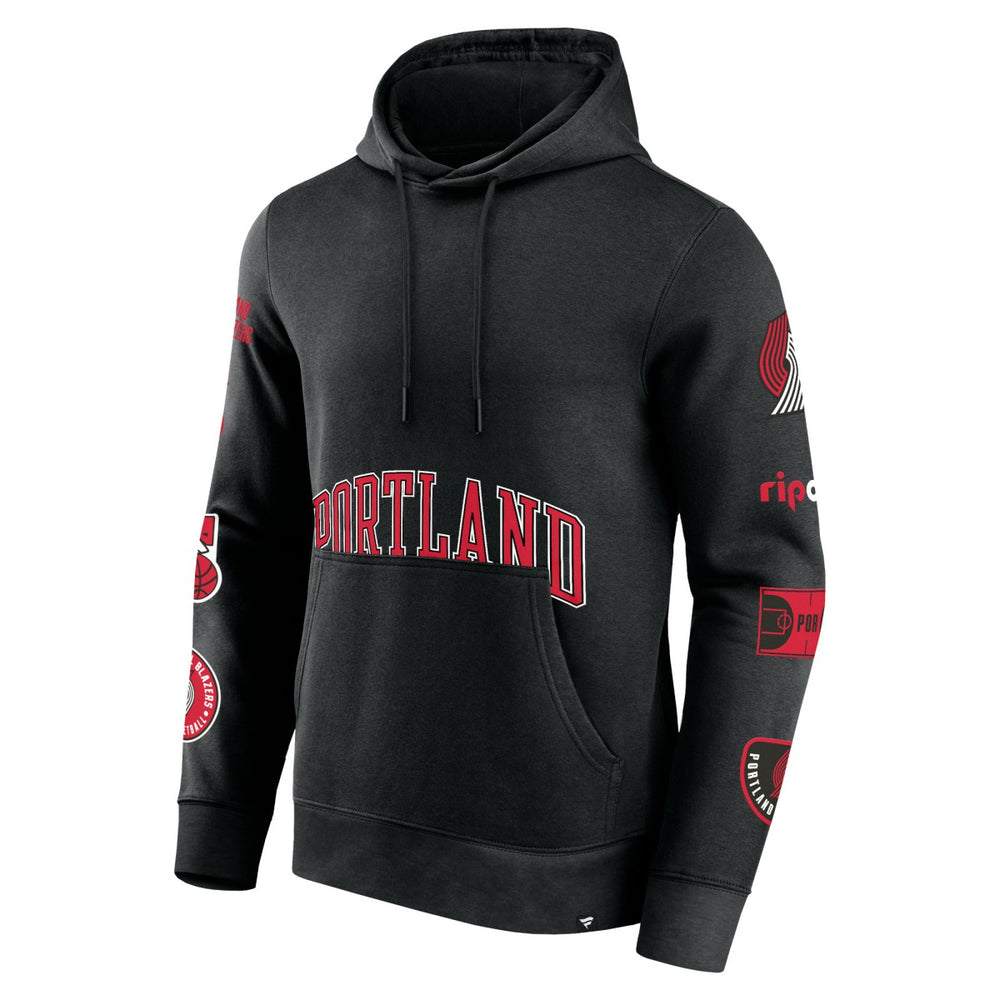 Black Portland Trail Blazers Home Court Pullover Hoodie | NBA