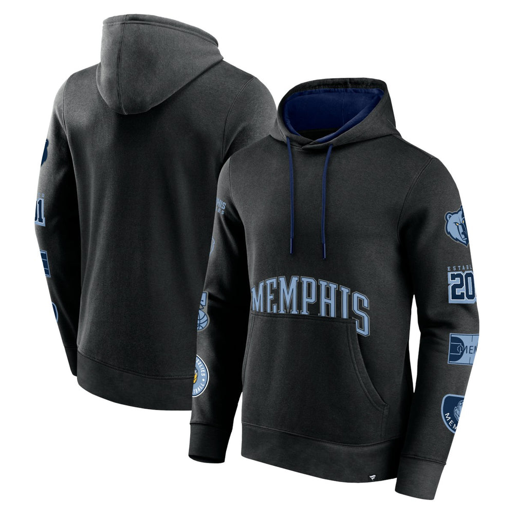 Black Memphis Grizzlies Home Court Pullover Hoodie | NBA
