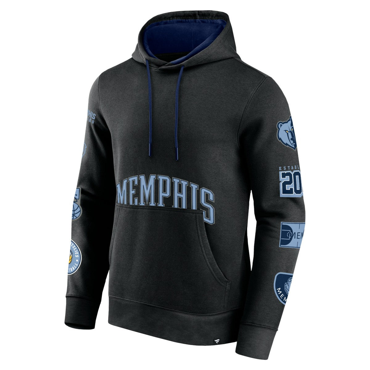 Black Memphis Grizzlies Home Court Pullover Hoodie | NBA
