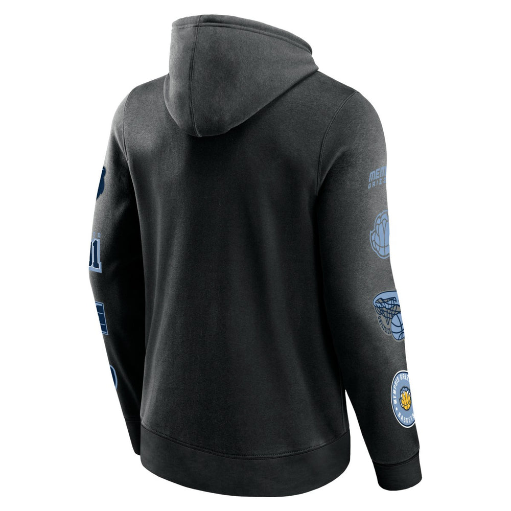 Black Memphis Grizzlies Home Court Pullover Hoodie | NBA