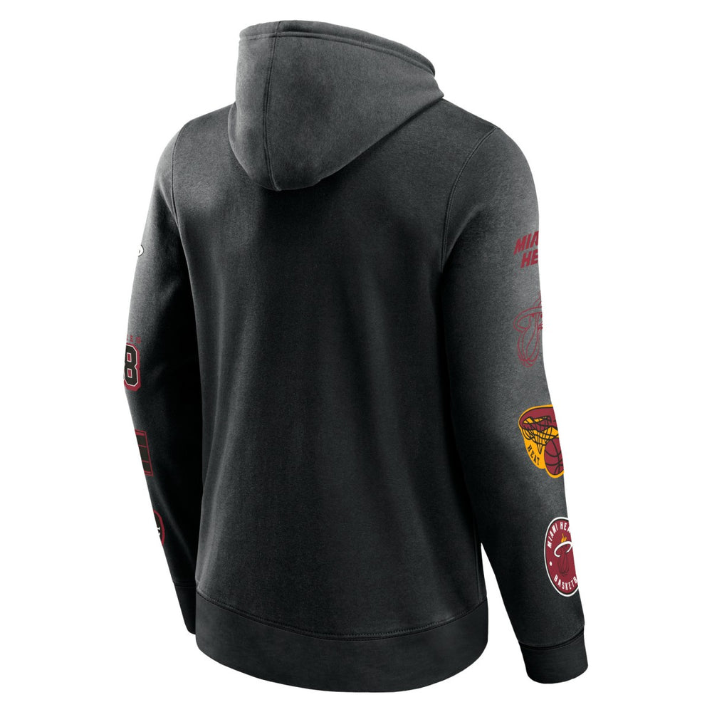 Black Miami Heat Home Court Pullover Hoodie | NBA