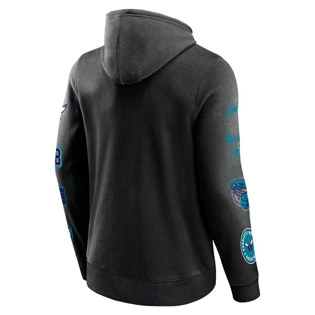 Black Charlotte Hornets Home Court Pullover Hoodie | NBA