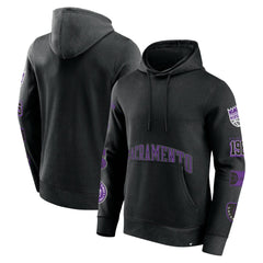 Black Sacramento Kings Home Court Pullover Hoodie | NBA