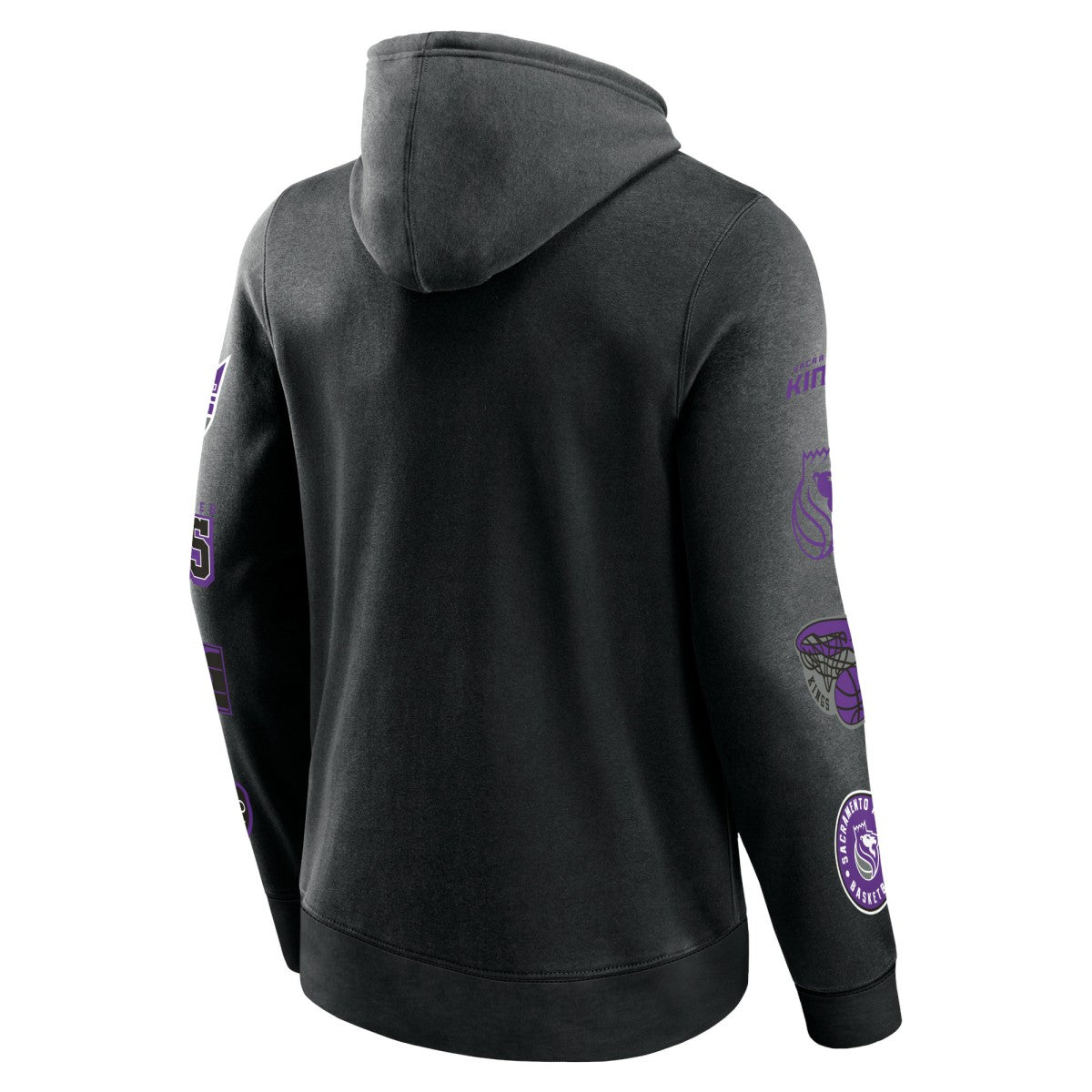Black Sacramento Kings Home Court Pullover Hoodie | NBA