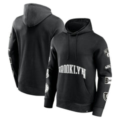 Black Brooklyn Nets Home Court Pullover Hoodie | NBA