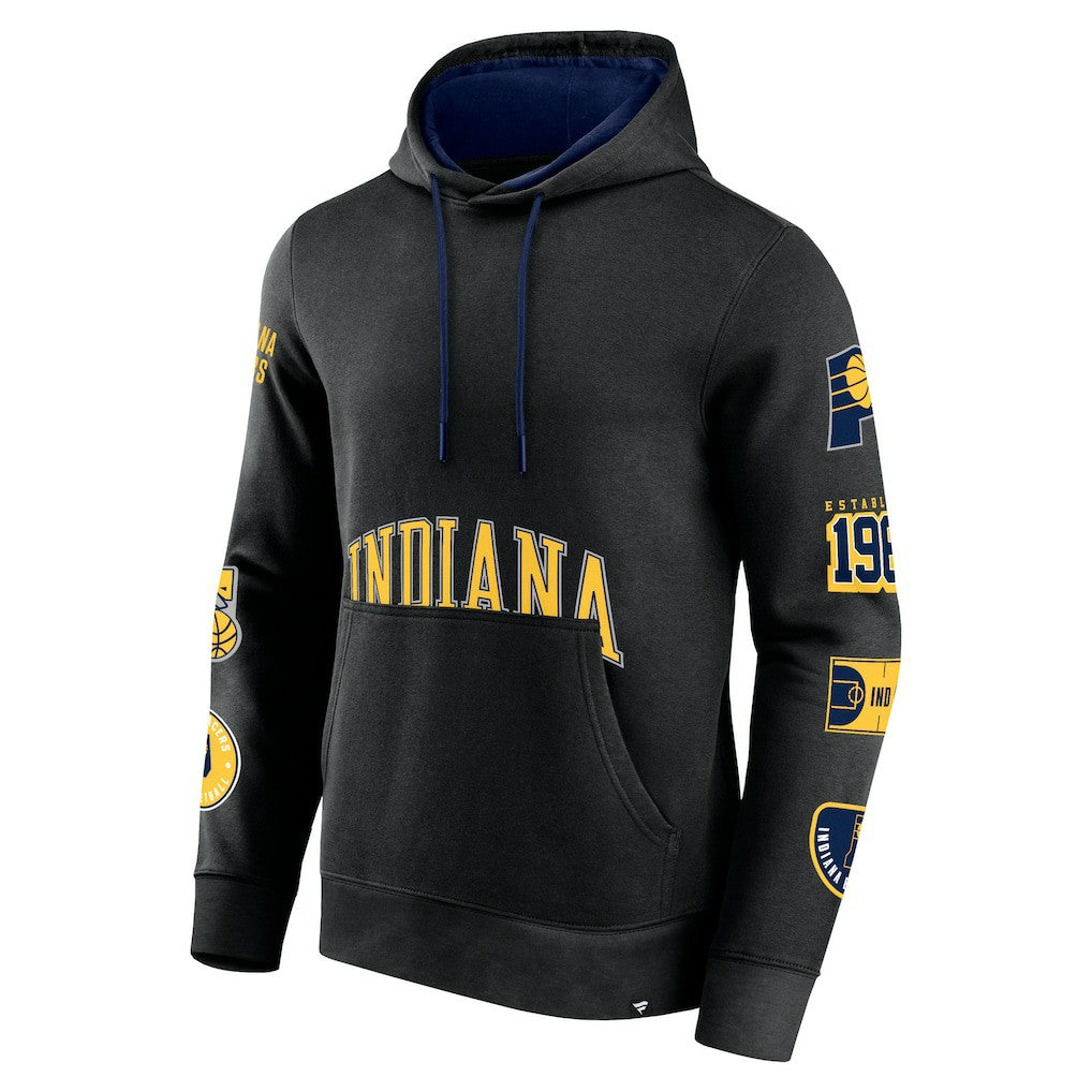 Black Indiana Pacers Home Court Pullover Hoodie | NBA