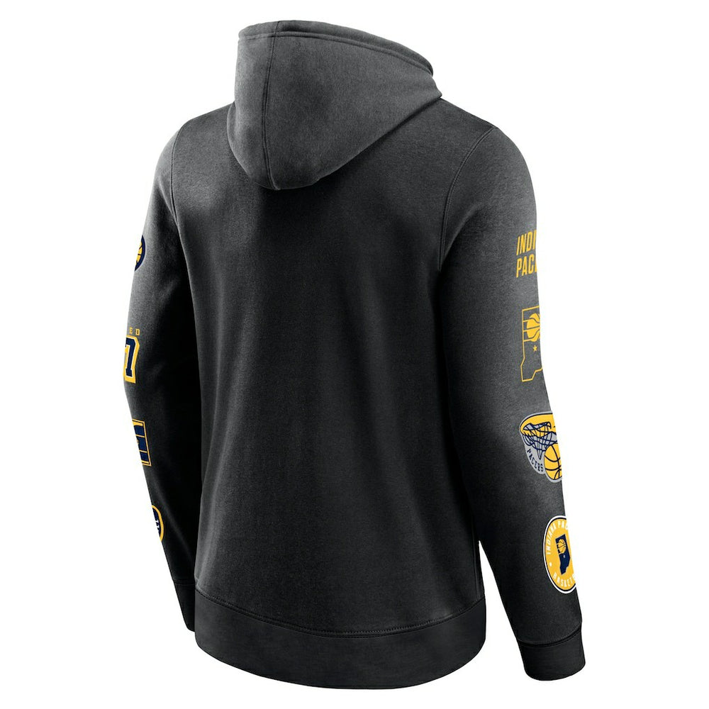 Black Indiana Pacers Home Court Pullover Hoodie | NBA