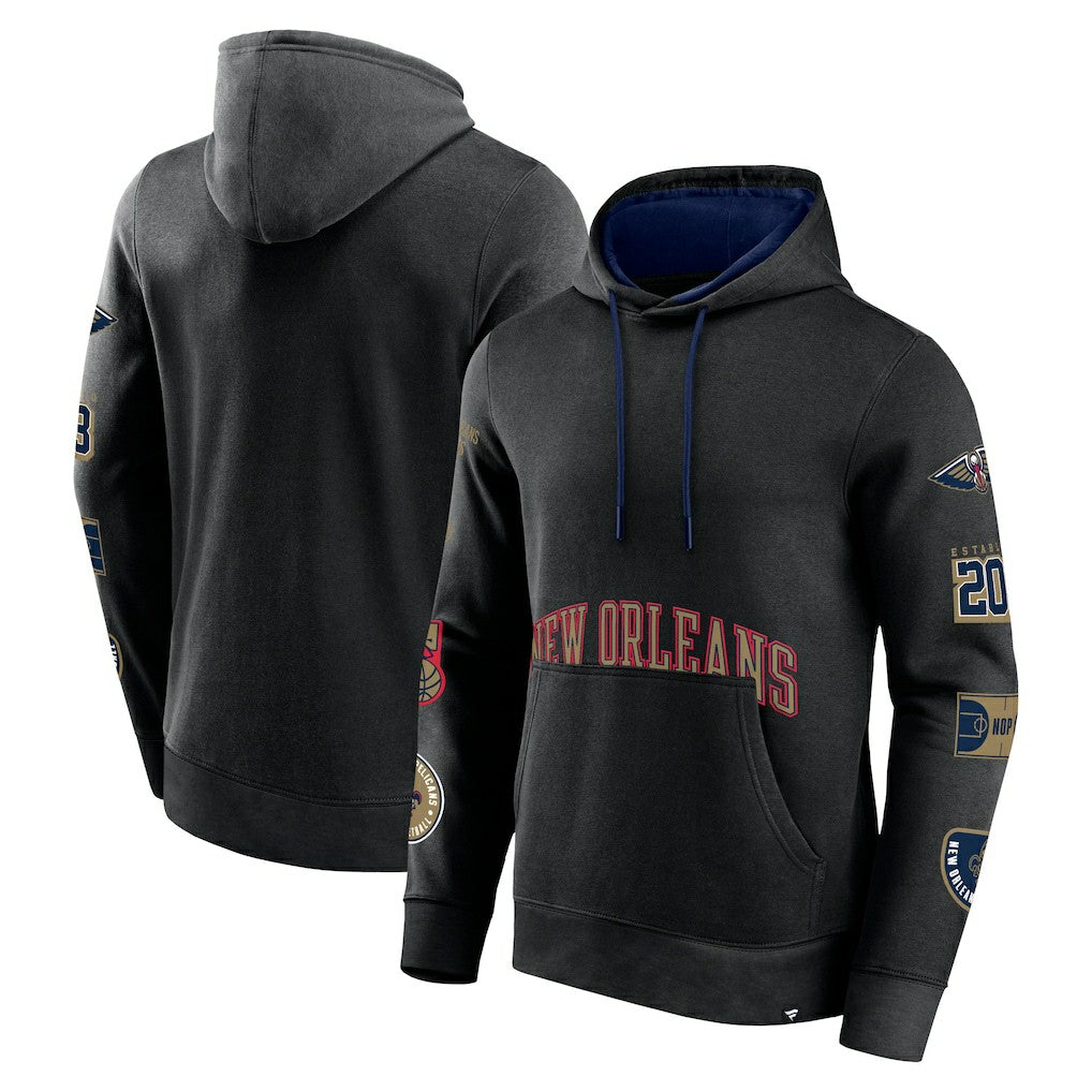 Black New Orleans Pelicans Home Court Pullover Hoodie | NBA