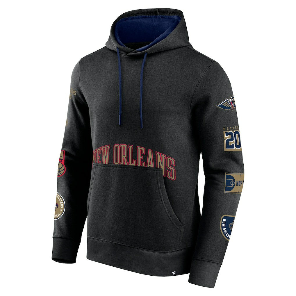 Black New Orleans Pelicans Home Court Pullover Hoodie | NBA