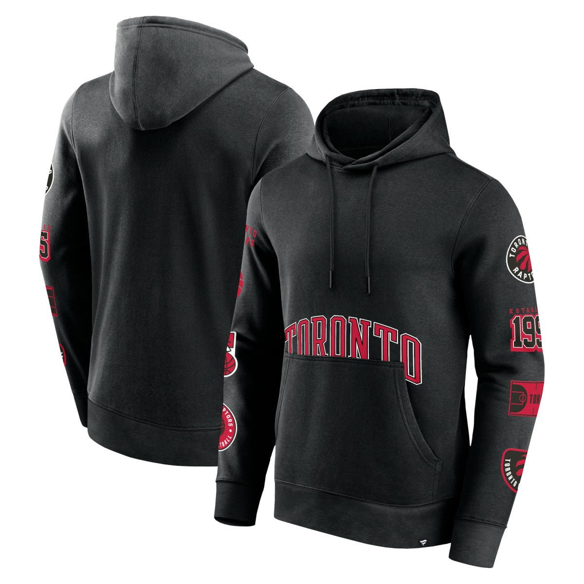 Black Toronto Raptors Home Court Pullover Hoodie | NBA