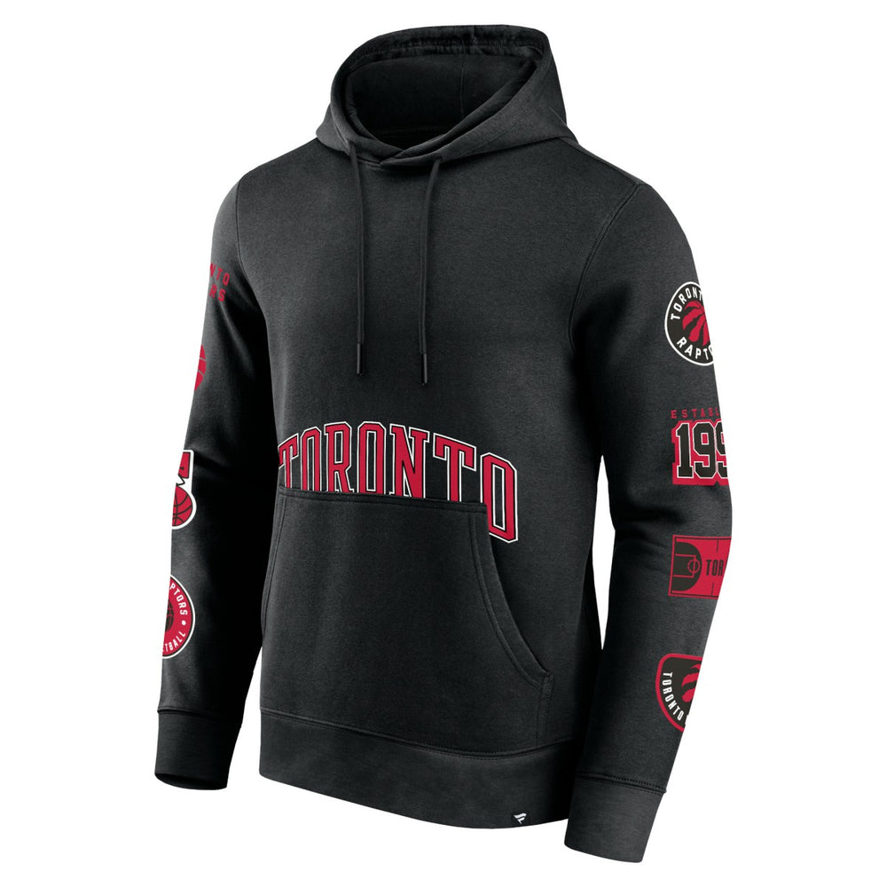 Black Toronto Raptors Home Court Pullover Hoodie | NBA