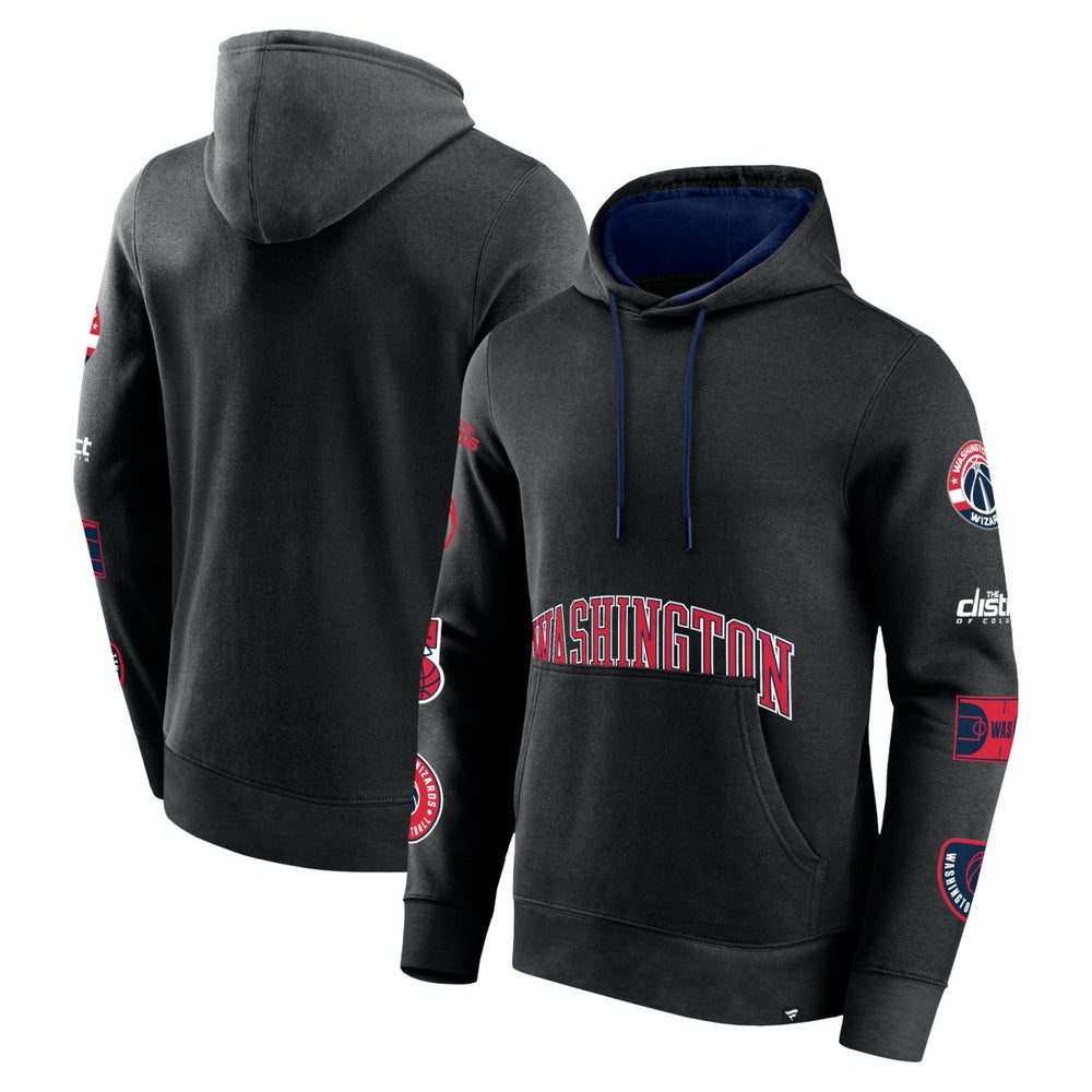 Black Washington Wizards Home Court Pullover Hoodie | NBA