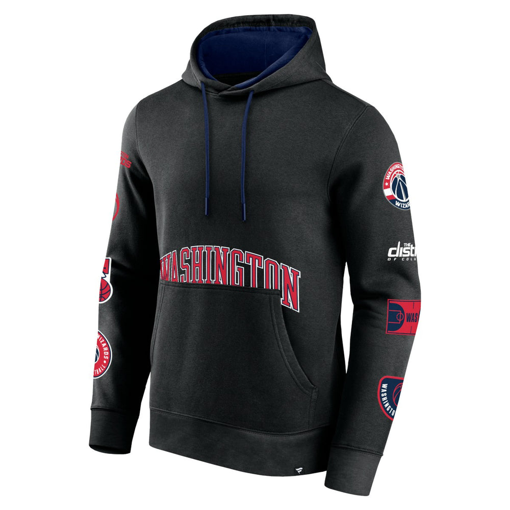 Black Washington Wizards Home Court Pullover Hoodie | NBA