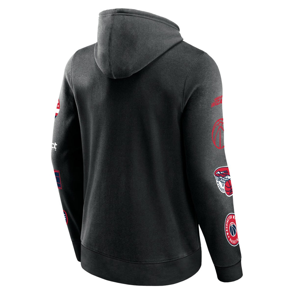 Black Washington Wizards Home Court Pullover Hoodie | NBA