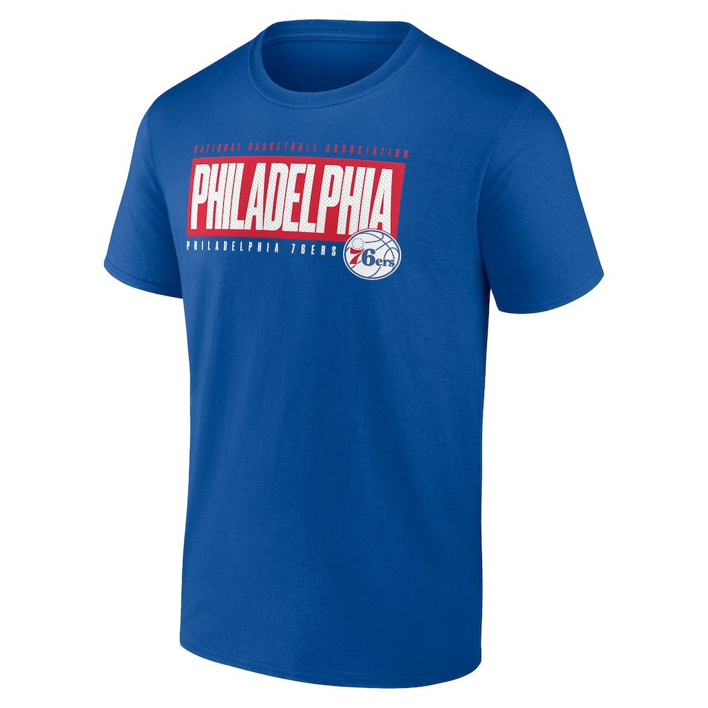 Royal Philadelphia 76ers Box Out T-Shirt | NBA