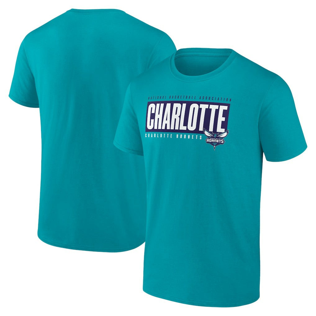 Teal Charlotte Hornets Box Out T-Shirt | NBA