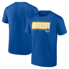 Royal Golden State Warriors Box Out T-Shirt sale | NBA