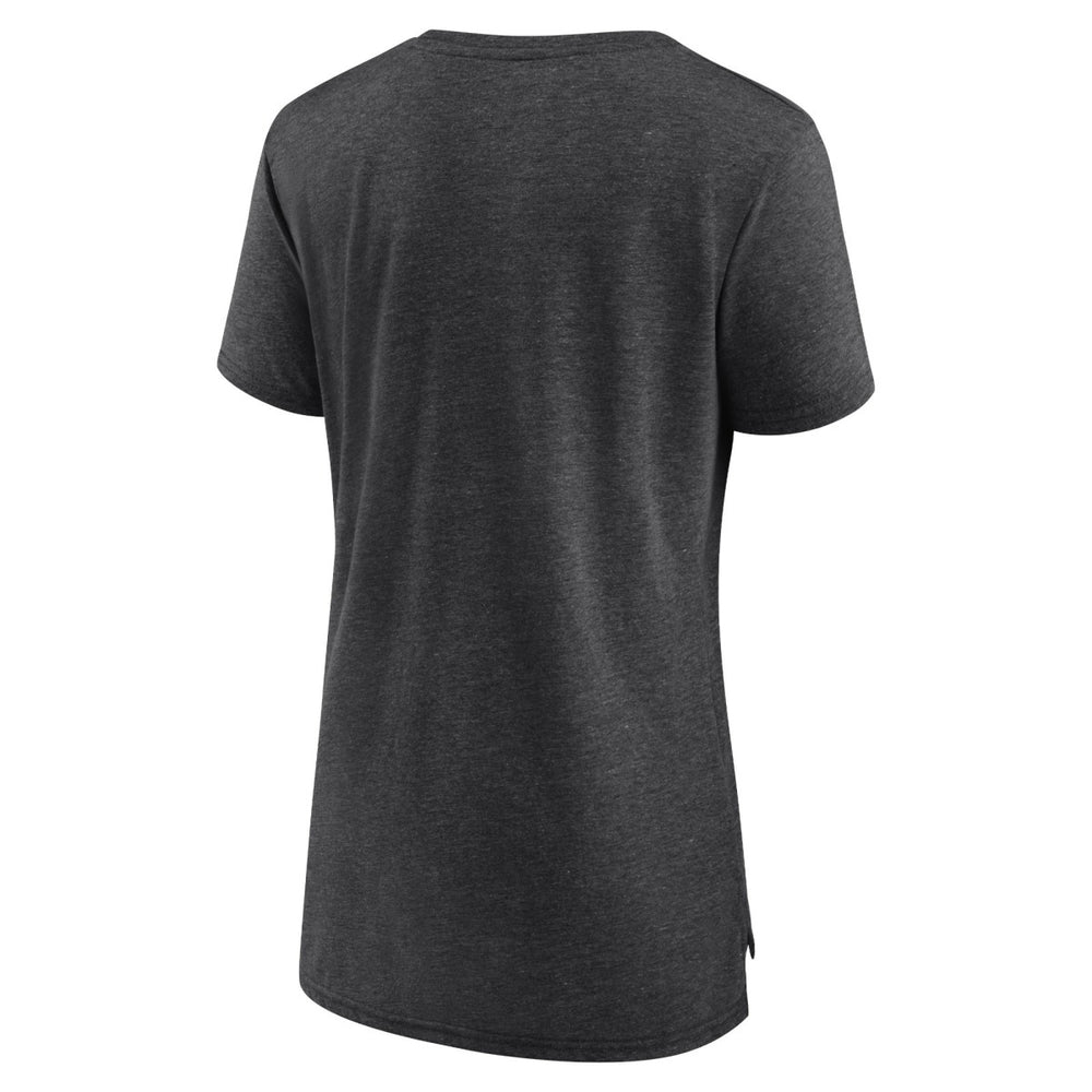 Heather Charcoal Miami Heat Women's League Leader Tri-Blend T-Shirt | NBA