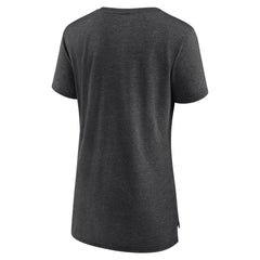 Heather Charcoal San Antonio Spurs Women's League Leader Tri-Blend T-Shirt | NBA