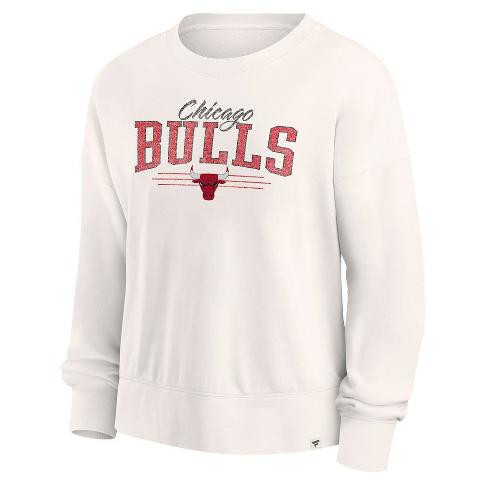 Cream Chicago Bulls Women's Close the Game Pullover Sweatshirt | NBA