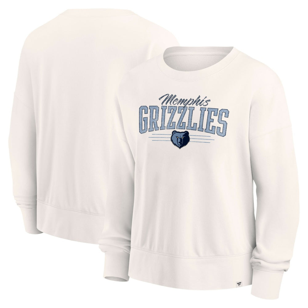 Cream Memphis Grizzlies Women's Close the Game Pullover Sweatshirt | NBA