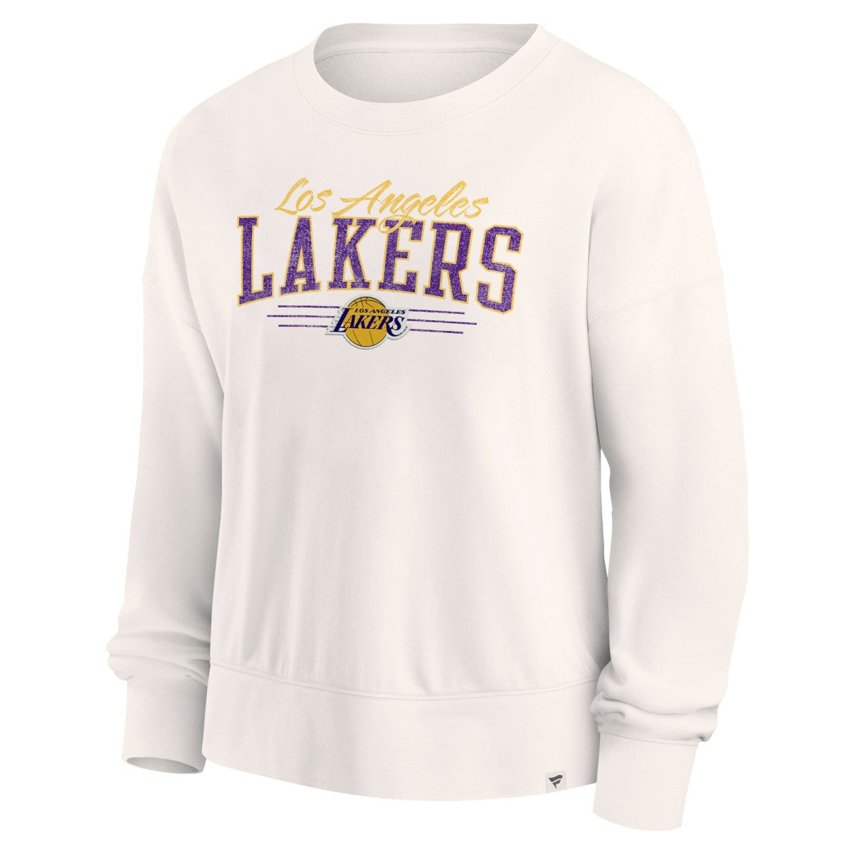 Cream Los Angeles Lakers Women's Close the Game Pullover Sweatshirt | NBA