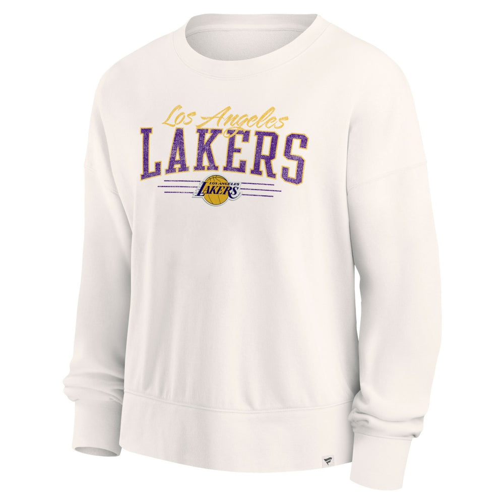Cream Los Angeles Lakers Women's Close the Game Pullover Sweatshirt | NBA