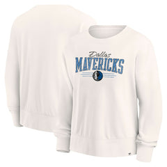 Cream Dallas Mavericks Women's Close the Game Pullover Sweatshirt sale | NBA