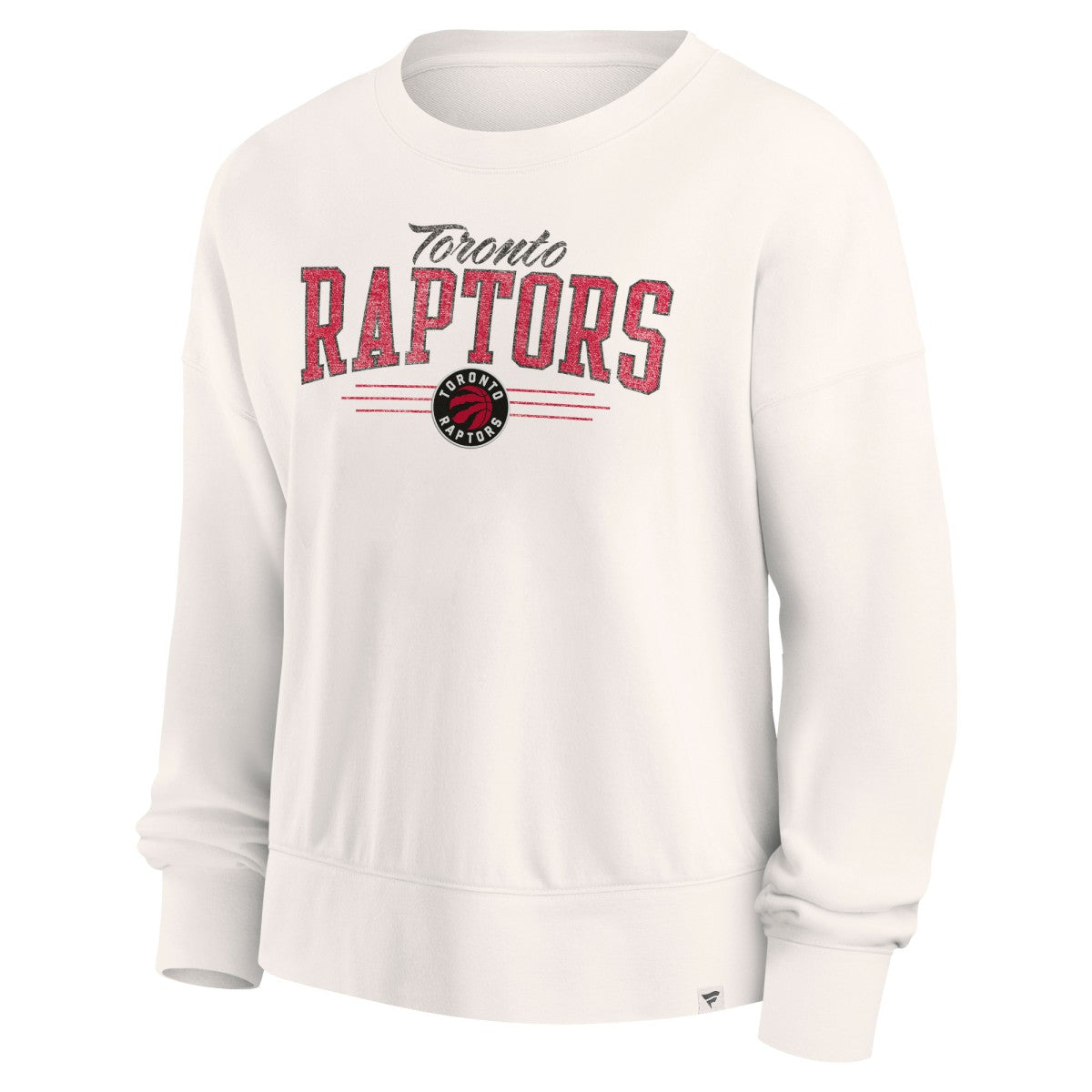 Cream Toronto Raptors Women's Close the Game Pullover Sweatshirt | NBA
