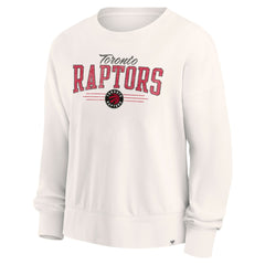 Cream Toronto Raptors Women's Close the Game Pullover Sweatshirt | NBA