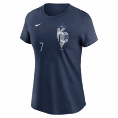 Bobby Witt Jr. Kansas City Royals Nike Women's City Connect Fuse Name & Number T-Shirt - MLB T-shirts