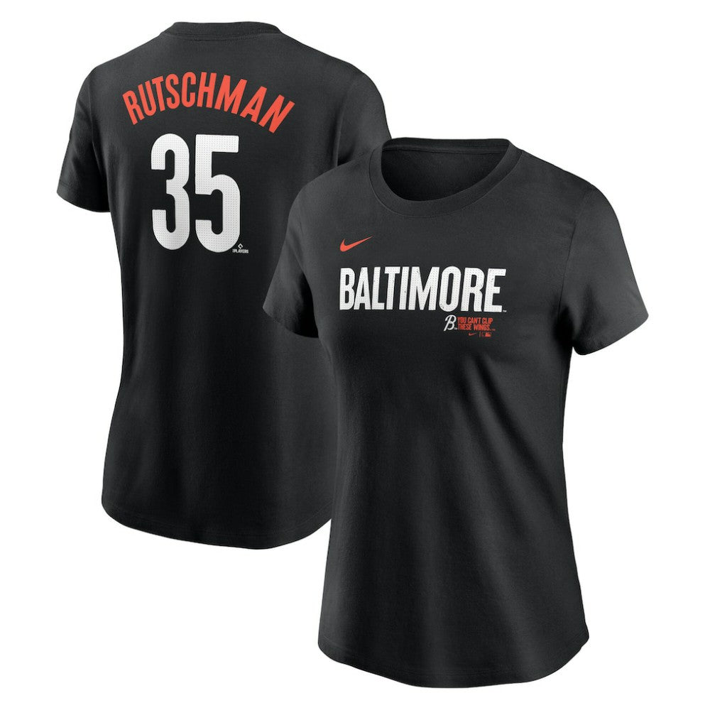 Adley Rutschman Baltimore Orioles Nike Women's City Connect Fuse Name & Number T-Shirt - MLB T-shirts