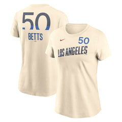 Mookie Betts Los Angeles Dodgers Nike Women's 2024 City Connect Fuse Name & Number T-Shirt - MLB T-shirts
