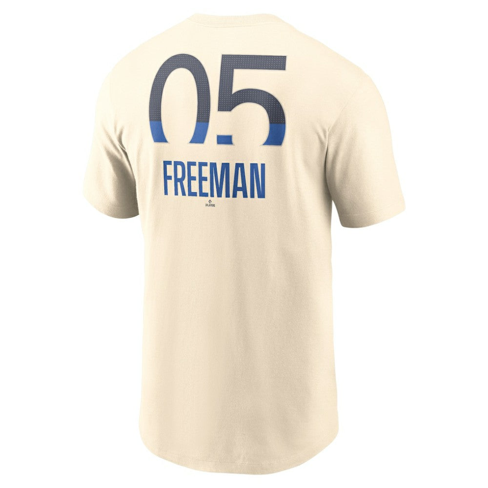 Freddie Freeman Los Angeles Dodgers Nike 2024 City Connect Fuse Name & Number T-Shirt - MLB T-shirts