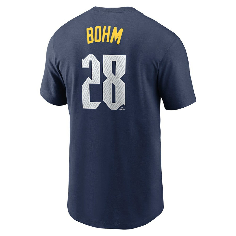 Alec Bohm Philadelphia Phillies Nike 2024 City Connect Fuse Name & Number T-Shirt - MLB T-shirts