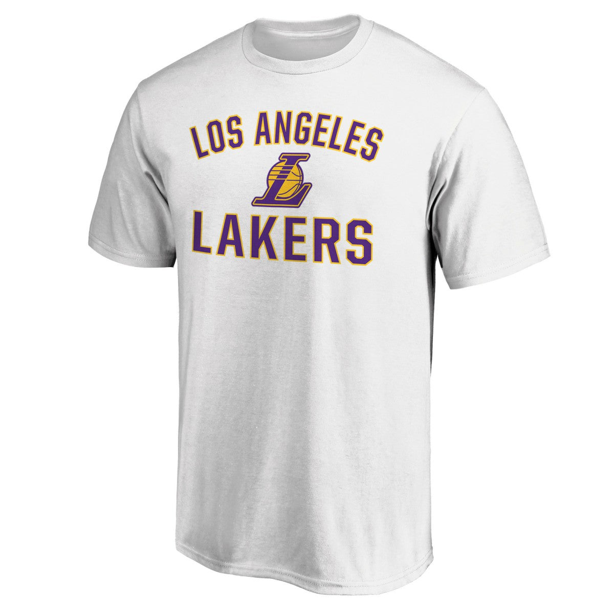 White Los Angeles Lakers Victory Arch T-Shirt | NBA