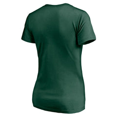 Hunter Green Milwaukee Bucks Women's Mascot In Bounds V-Neck T-Shirt | NBA