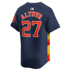 Jose Altuve Houston Astros Nike Alternate Limited Player Jersey – Navy - MLB Jerseys