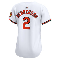 Gunnar Henderson Baltimore Orioles Nike Women's  Home Limited Player Jersey - MLB Jerseys