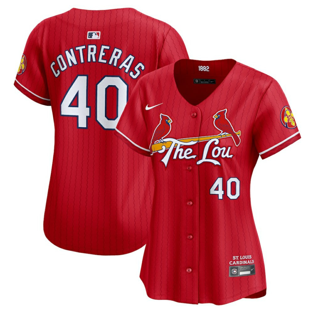 Willson Contreras St. Louis Cardinals Nike Women's 2024 City Connect Limited Player Jersey - MLB Jerseys