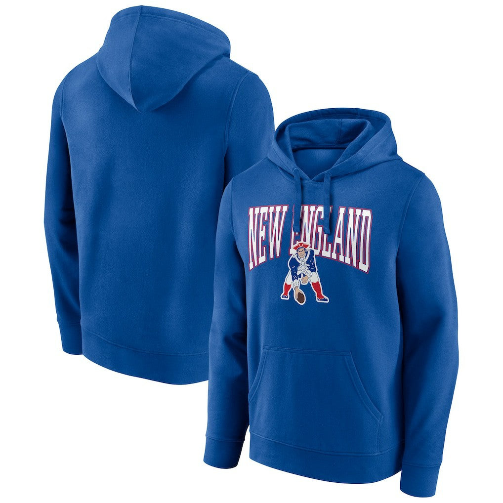 New England Patriots Gridiron Classics Campus Standard Pullover Hoodie | NFL Discount