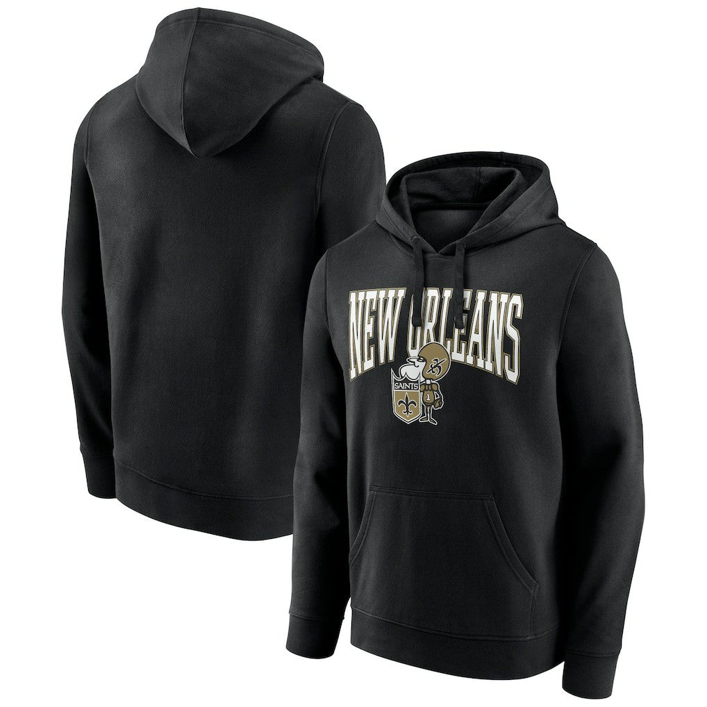 New Orleans Saints Gridiron Classics Campus Standard Pullover Hoodie | NFL Outlet